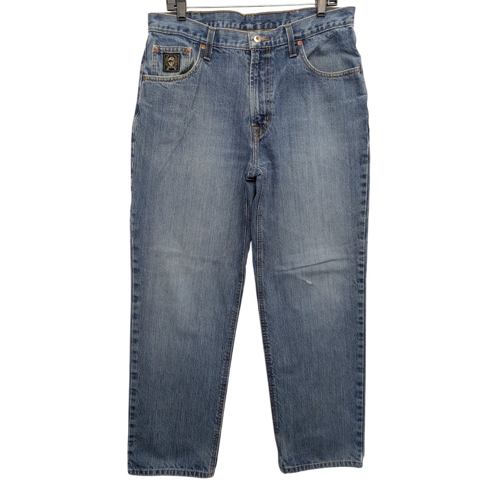 Cinch Jeans Mens 34x32 Blue Medium Wash Straight Leg RMCC-2046-C MB90633002